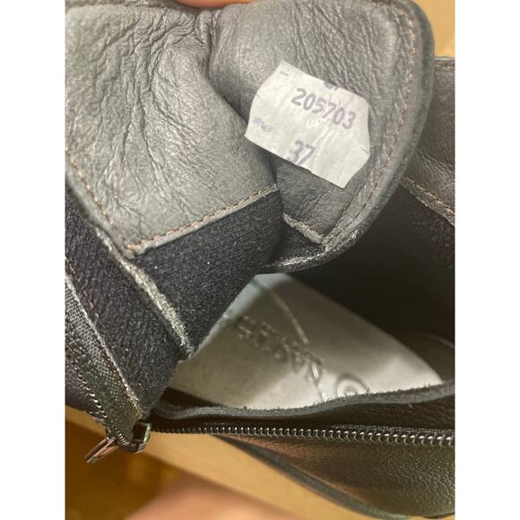 Naot Patu Boots Black Soft Leather Size 6 US 37 EU NIB Comfy Arch Support - Picture 11 of 13